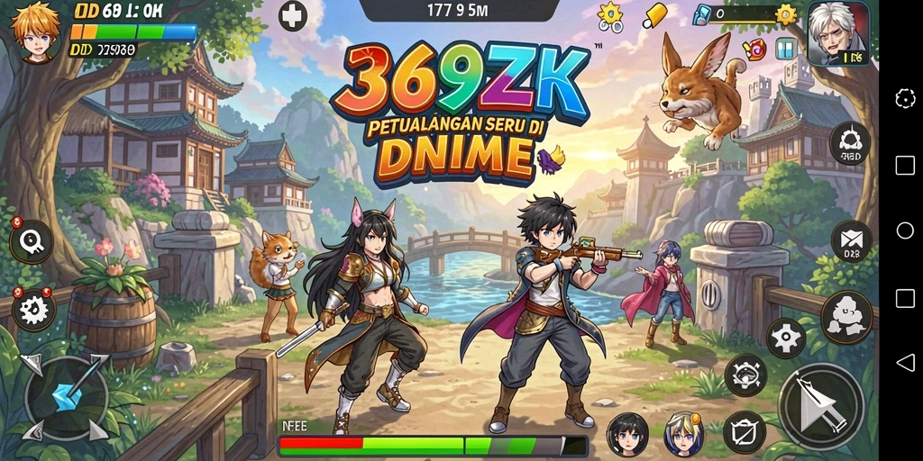 Tampilan gameplay dinamis dari 369ZK yang memukau.