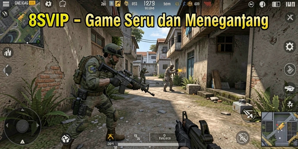 Gameplay menegangkan di 8SVIP dengan aksi FPS yang seru.