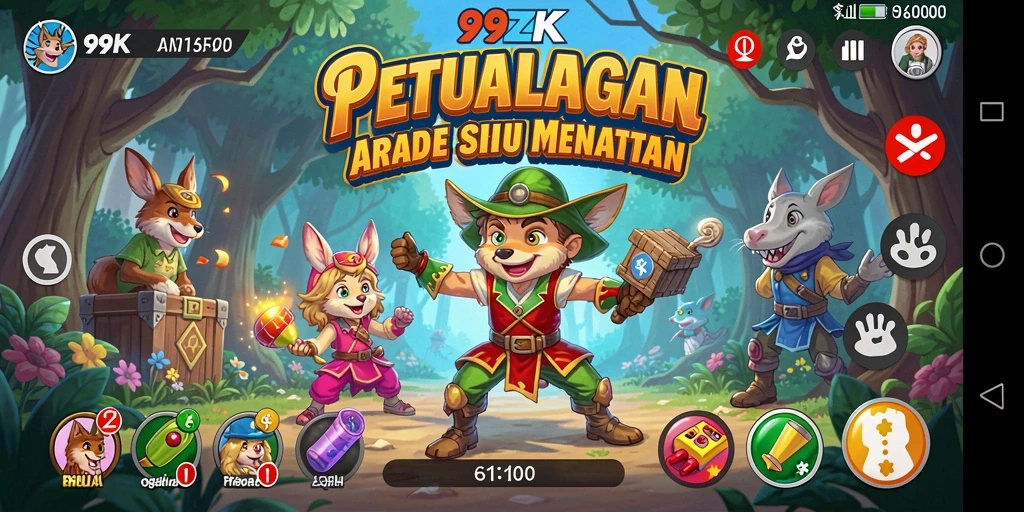 Tampilan gameplay seru dan menantang di 99ZK.