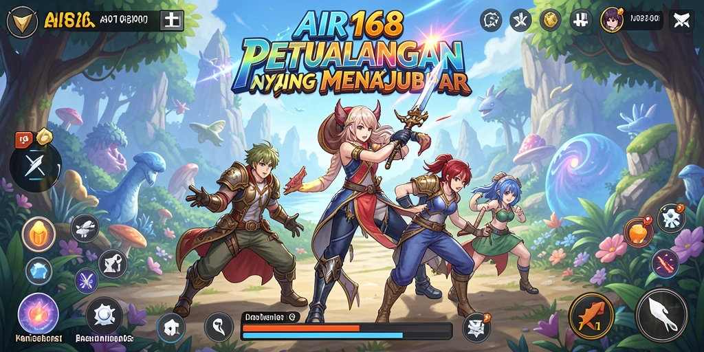 Tampilan gameplay AIR168 dengan karakter Anime yang memikat.