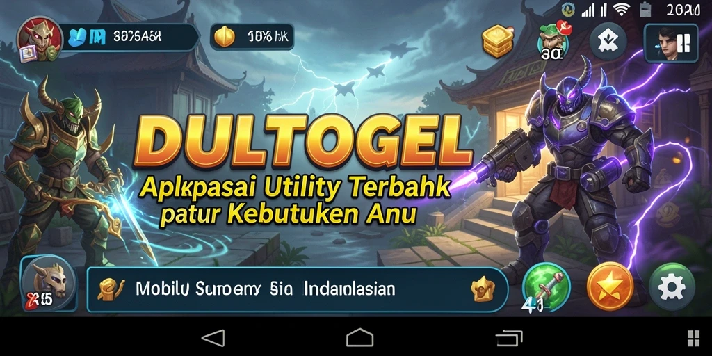 Tampilan antarmuka DULTOGEL yang intuitif dan modern.
