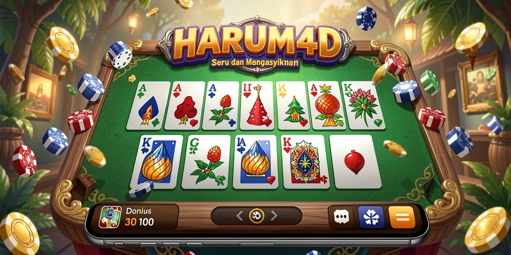 Tangkapan layar gameplay Domino yang menarik di HARUM4D.