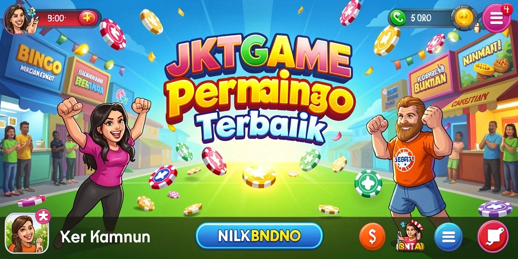 Tampilan gameplay Bingo di JKTGAME yang seru dan interaktif.
