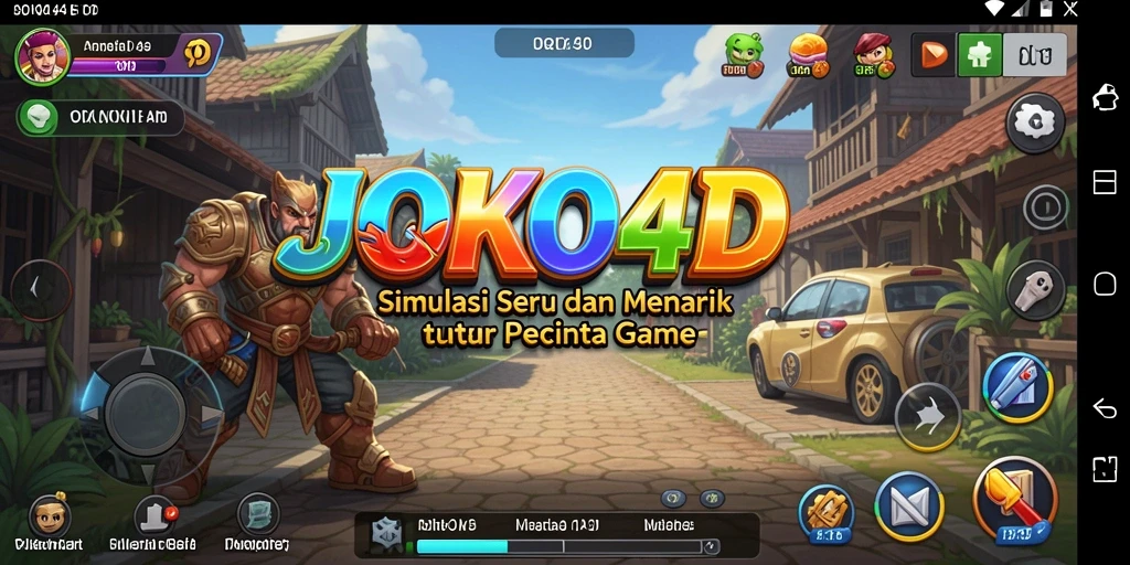Screenshot menunjukkan gameplay JOKO4D dengan grafis menarik.
