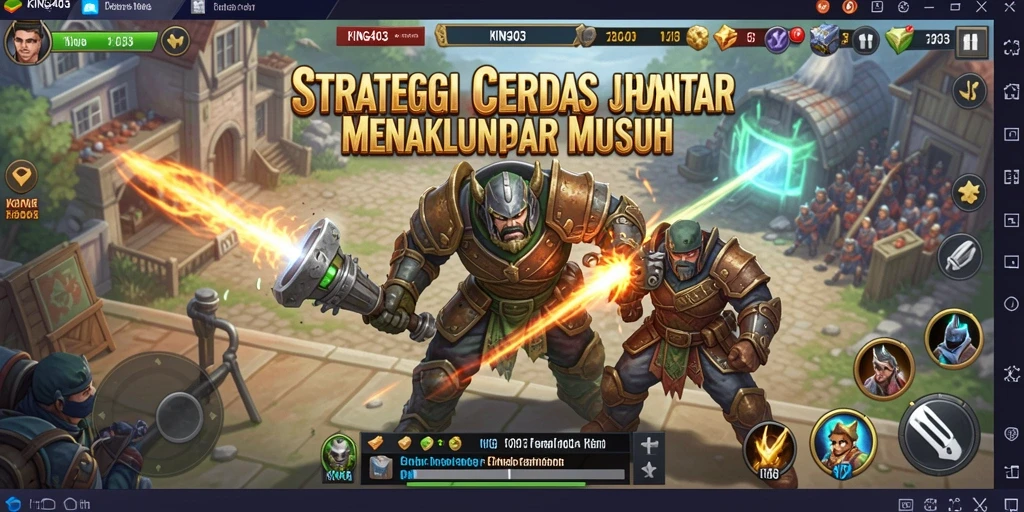 Tampilan gameplay <strong>KING403</strong> yang mendebarkan dan penuh strategi.