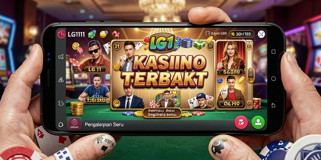 Screenshot dari gameplay LG111 yang menampilkan keseruan permainan Kasino.