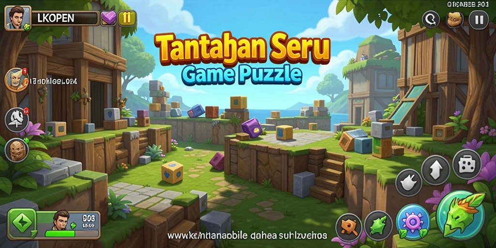 Tampilan gameplay LKOPEN yang seru dan menantang.