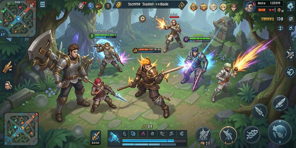 Tampilan gameplay LUCKYRP yang menarik dengan elemen strategi mendalam.