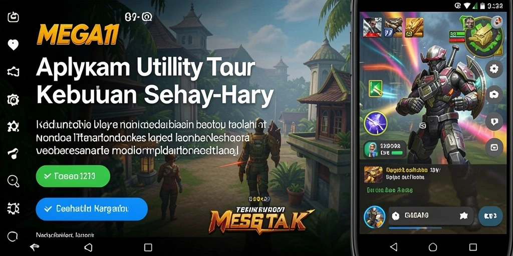 Tampilan antarmuka MEGA111 yang sederhana dan efisien.