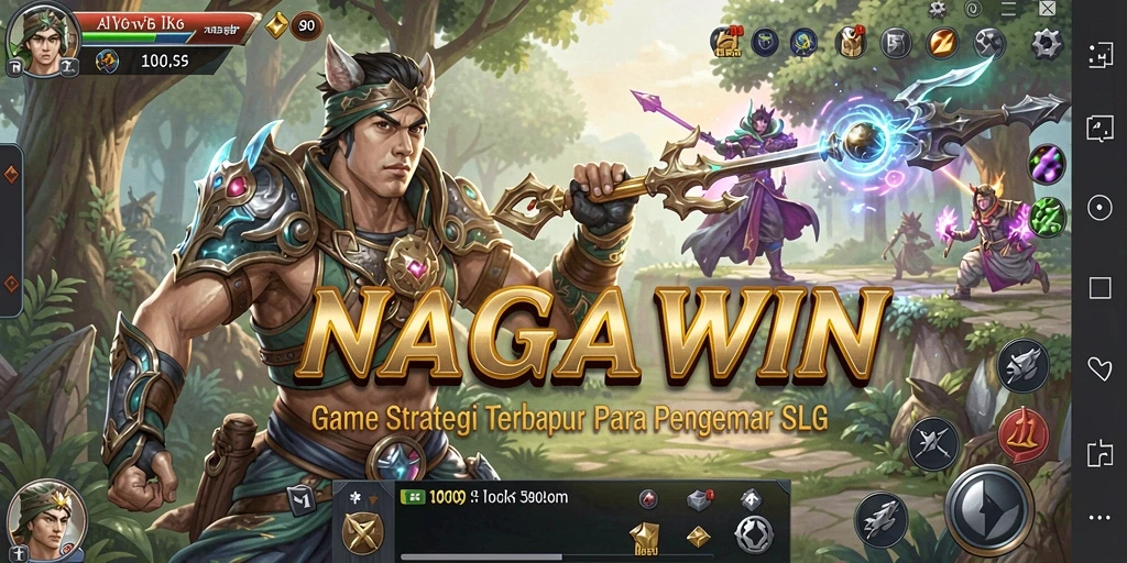 Tampilan gameplay SLG yang menarik dan dinamis di NAGAWIN.