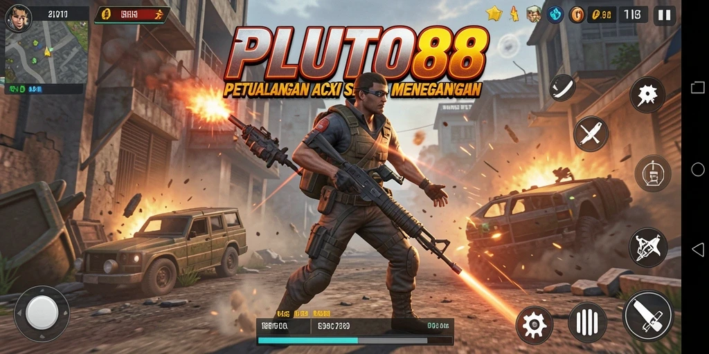 Gameplay seru PLUTO88 dengan aksi menegangkan.