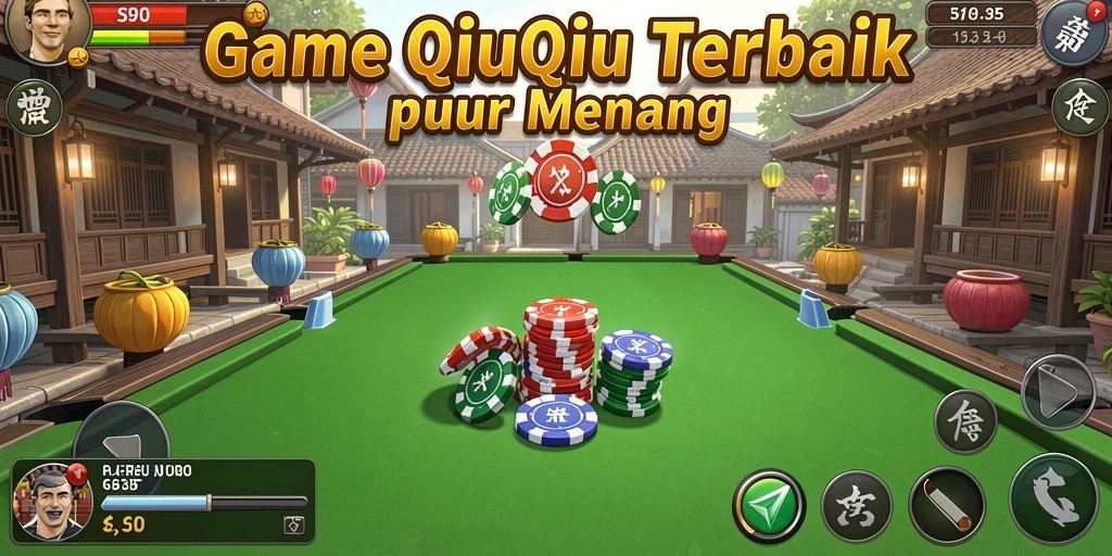Screenshot gameplay QiuQiu yang seru dan menegangkan.