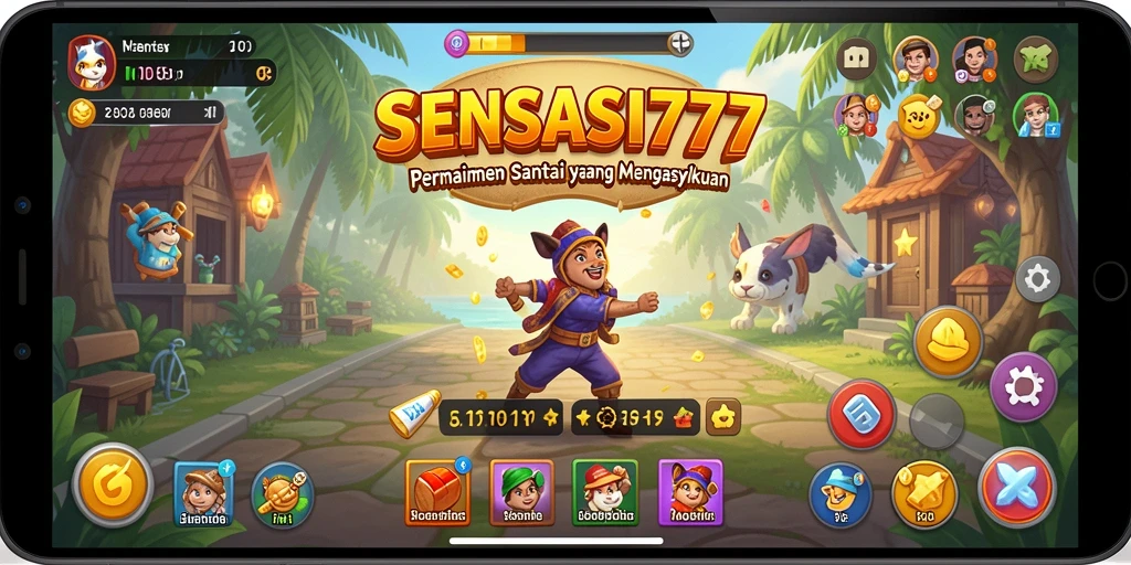 Tampilan menarik dari gameplay SENSASI777 yang mengasyikkan.