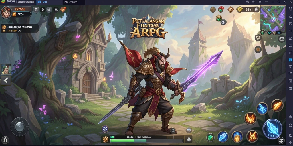 Tampilan menarik dari gameplay ARPG SP666 yang mendebarkan.