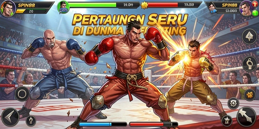 Menampilkan aksi pertarungan sengit dalam SPIN88.