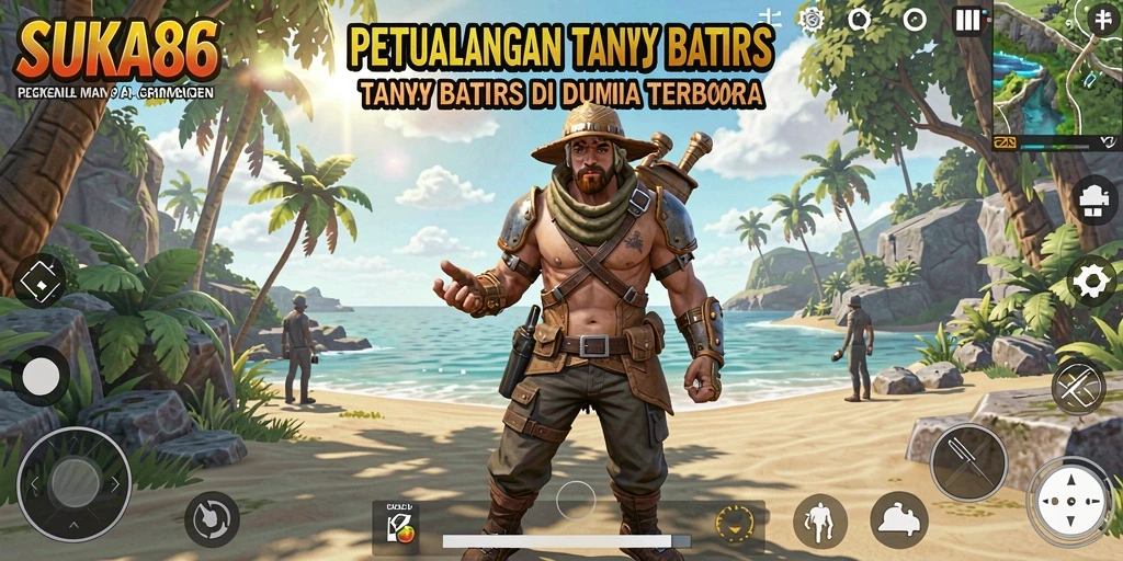 Tampilan gameplay SUKA86 yang menakjubkan di dunia terbuka.